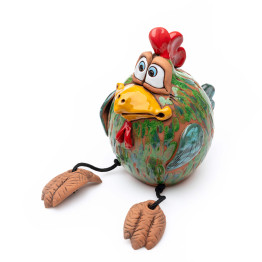 ▸ Sodo jungtis įstrižai paukščiai - rankų darbo krašto kėdė