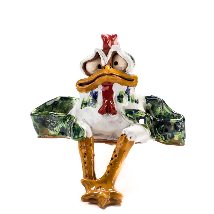 Keraminė figūrėlė - jaunas gaidys I