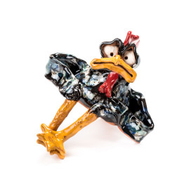 Keraminė figūrėlė - jaunas gaidys II