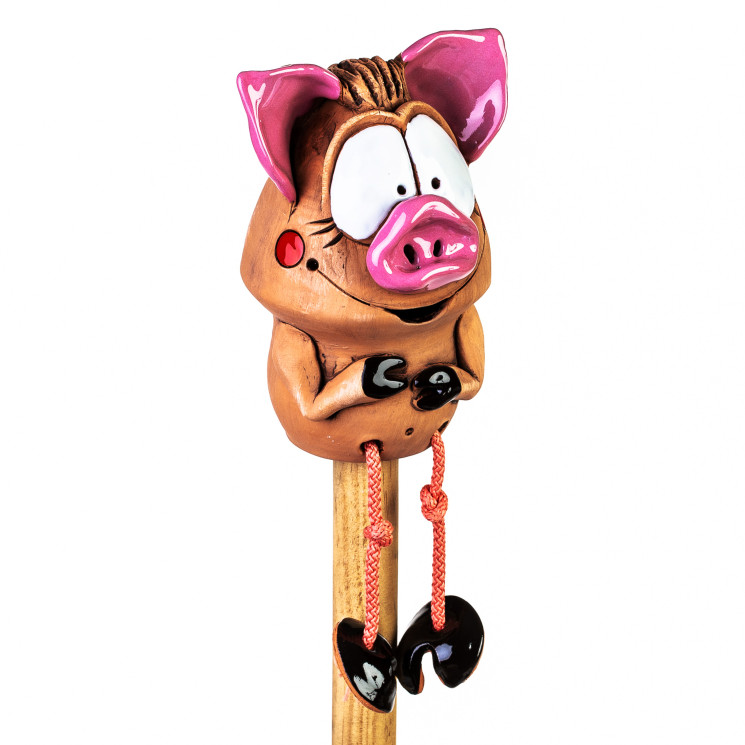 ▸gartenstecker sodo žvakė kiaulė + krašto išmatos | keramikdeko.de