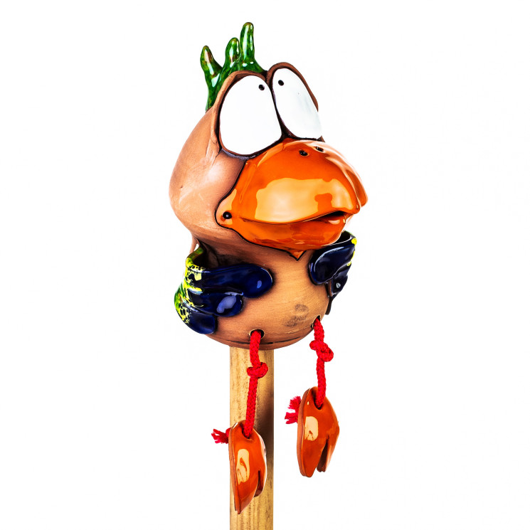 ▸gartenstecker sodo kištuko papūga + krašto išmatos | keramikdeko.de