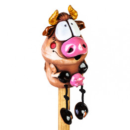 ▸gartenstecker sodo žvakė karvė + krašto išmatos | keramikdeko.de