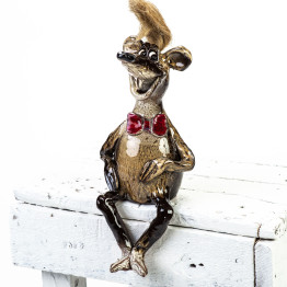 Keraminio sodo plug - žiurkė su skristi - keramikdeko.de