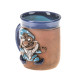 Mėlynas keraminis puodelis su mėlynu smurfu
