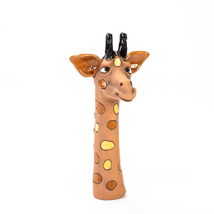 Gartendeko žirafa, maža keramika - keramikdeko.de