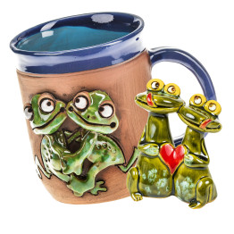 Įsimylėjusios varlės - 2 dalių keraminių dovanų rinkinys Valentino dienai