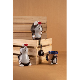 3 Little Mole rinkinys: sodo žvakė, taurė, krašto kėdė