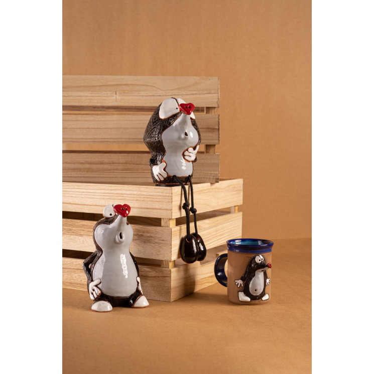 3 Little Mole rinkinys: sodo žvakė, taurė, krašto kėdė