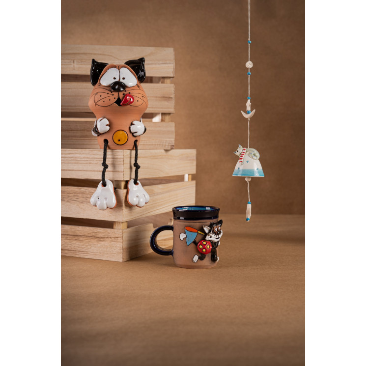 3 Kačių rinkinys: blokai, 3D motyvo puodelis ir sodo kištukas