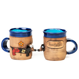 ▸dackelliebe papavės 3D variklio puodelio keramikos | Keramikos taurė | keramikdeko.de