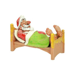 Kalėdų Senelis lovoje | Keraminė smilkalinė | momolio.lt