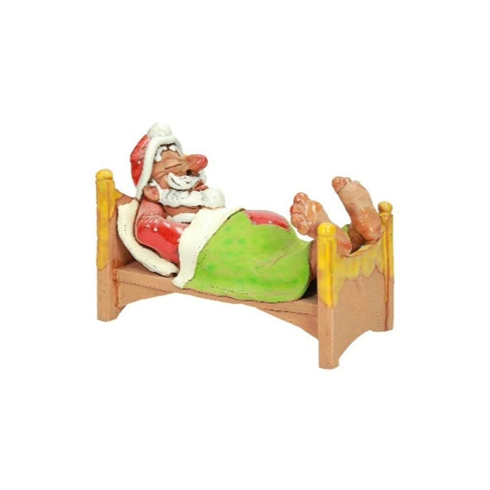 Kalėdų Senelis lovoje | Keraminė smilkalinė | momolio.lt