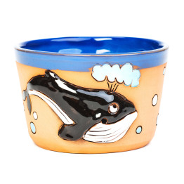 Mueslishale 3D motyvas | Figūra Blauwal | Keramikdeko