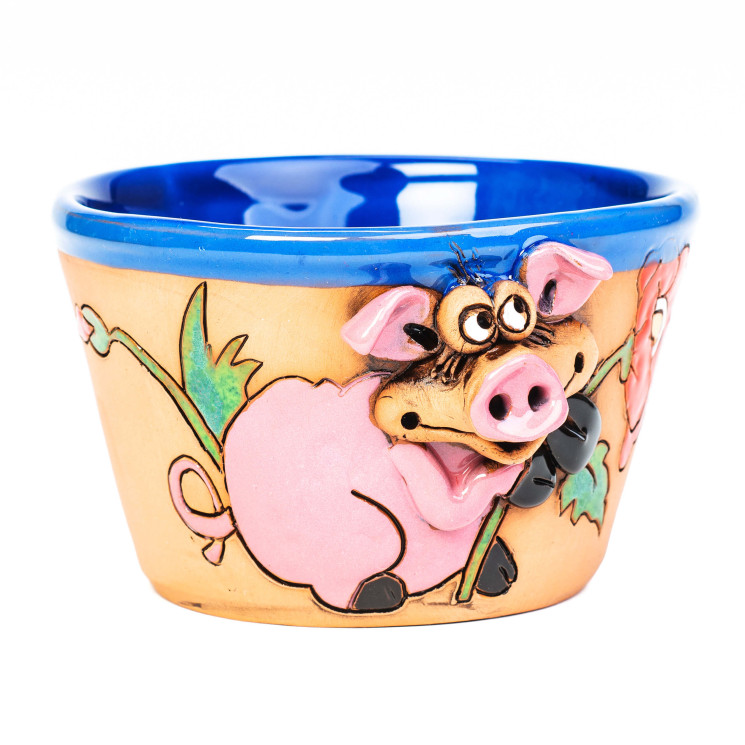 Mueslishale 3D motyvas | Figų kiaulė | Keramikdeko