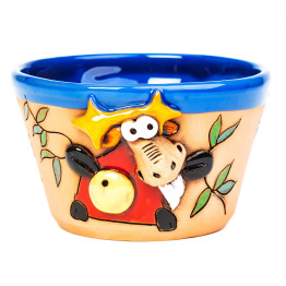 Mueslishale 3D motyvas | Figūra elk | Keramikdeko