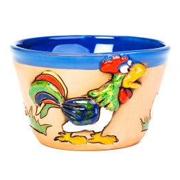 Mueslishale 3D motyvas | Paveikslėlis Gaidys | Keramikdeko