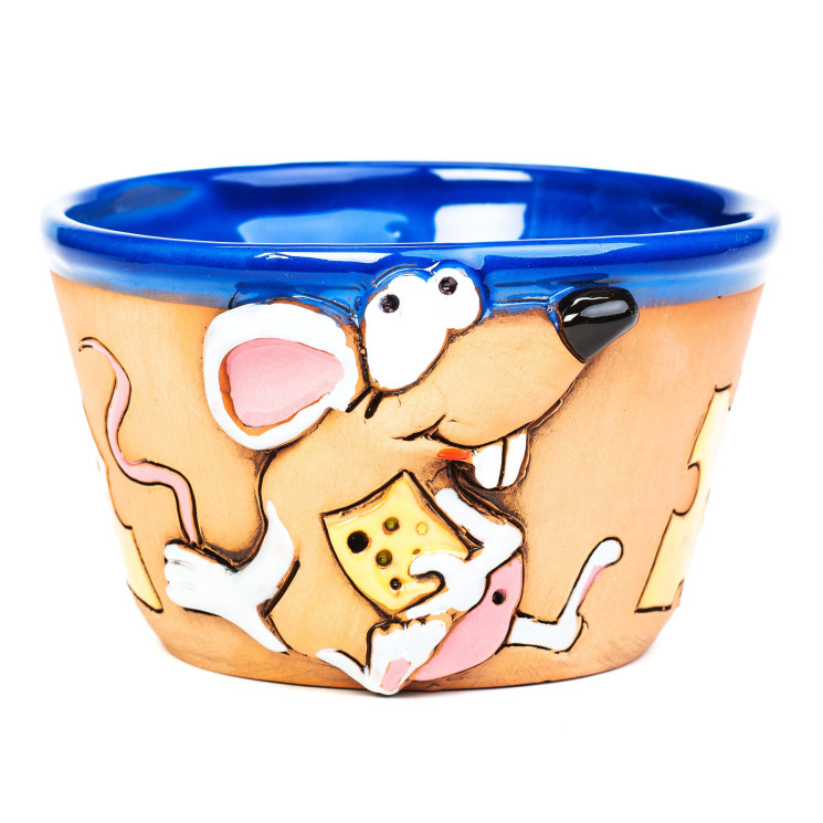 Mueslishale 3D motyvas | Paveikslėlis su sūriu | Keramikdeko