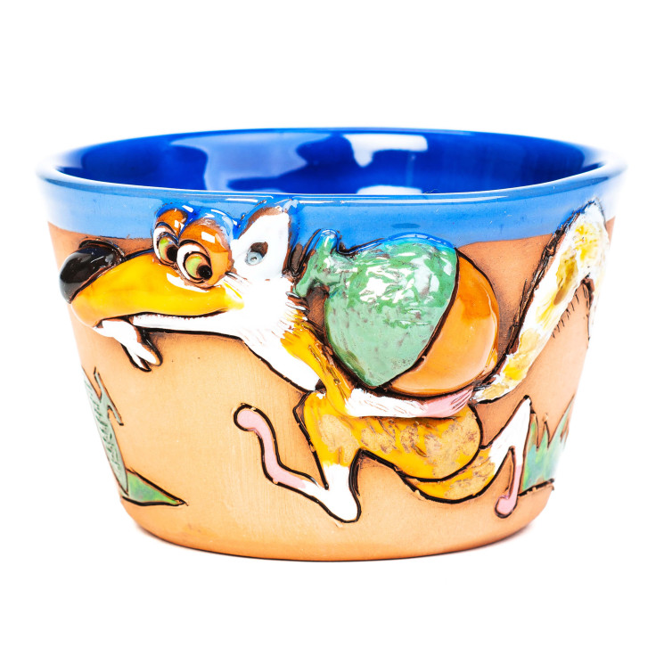 Mueslishale 3D motyvas | Figūra voverė | Keramikdeko