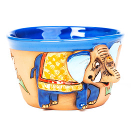 Mueslishale 3D motyvas | Fight dramblys | Keramikdeko