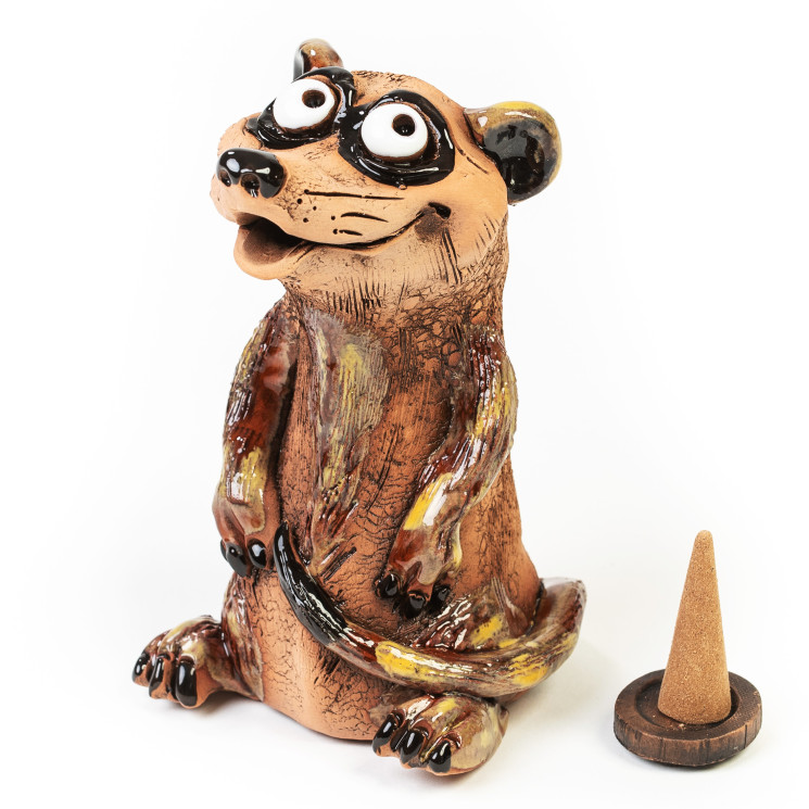▸räucherfigur figūra + deekofigur | Ermmännchen mažas | keramikdeko.de