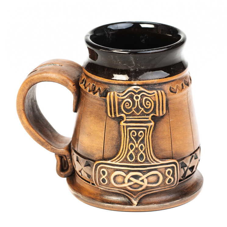 Keramikos ąsotis 0,3L thors plaktukas | Keramikdeko.de