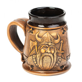 Keramikos ąsotis 0.3l Vikings | Keramikdeko.de