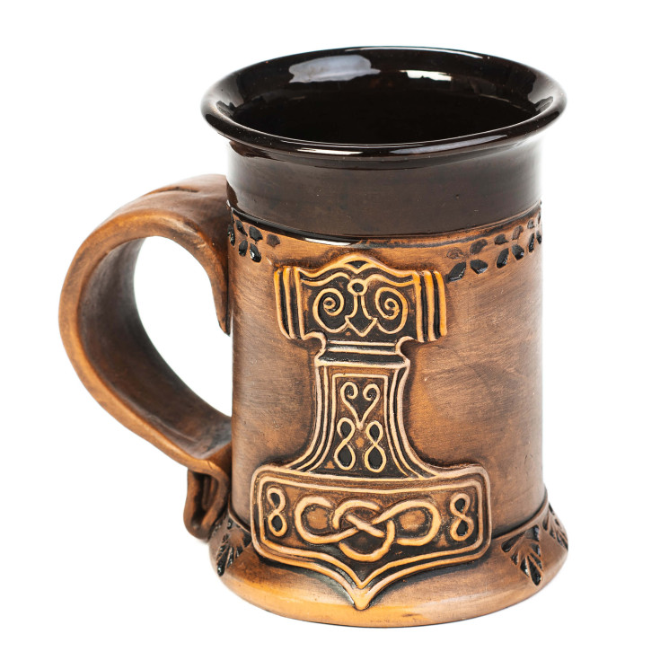 Keramikos puodų thors plaktukas su Henkel 0.250l | Keramikdeko