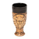 Mažai keramikos goblet su viking motyvu | Keramikdeko.de