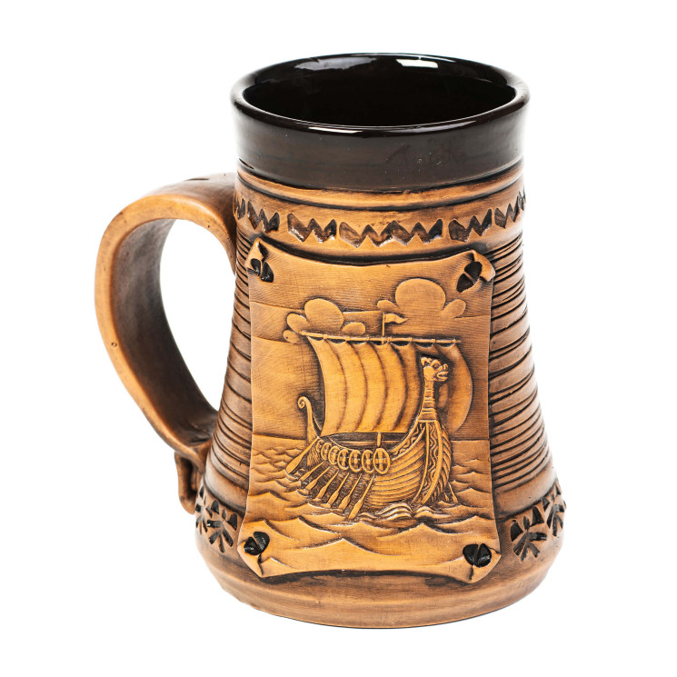 Keramikos taurė 0,5L | Winkinger Ship | Keramikdeko.de