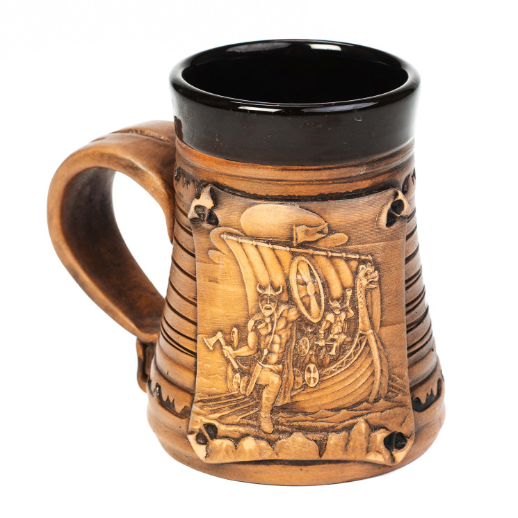 Keramikos taurė 0,3L | Winkinger Fighting Laivų | Keramikdeko.de