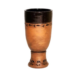 Mažas rankų darbo keraminis gėrimas CLINCH | Keramikdeko.de