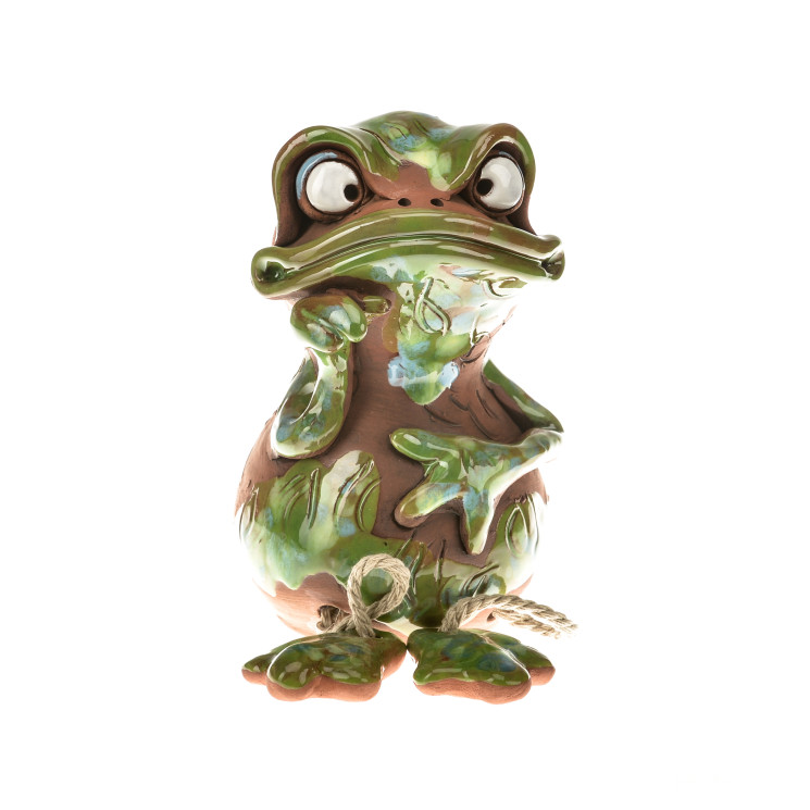 Sodo kištukas varlė su kabančiomis kojomis EDGE STOOL | Keramikdeko