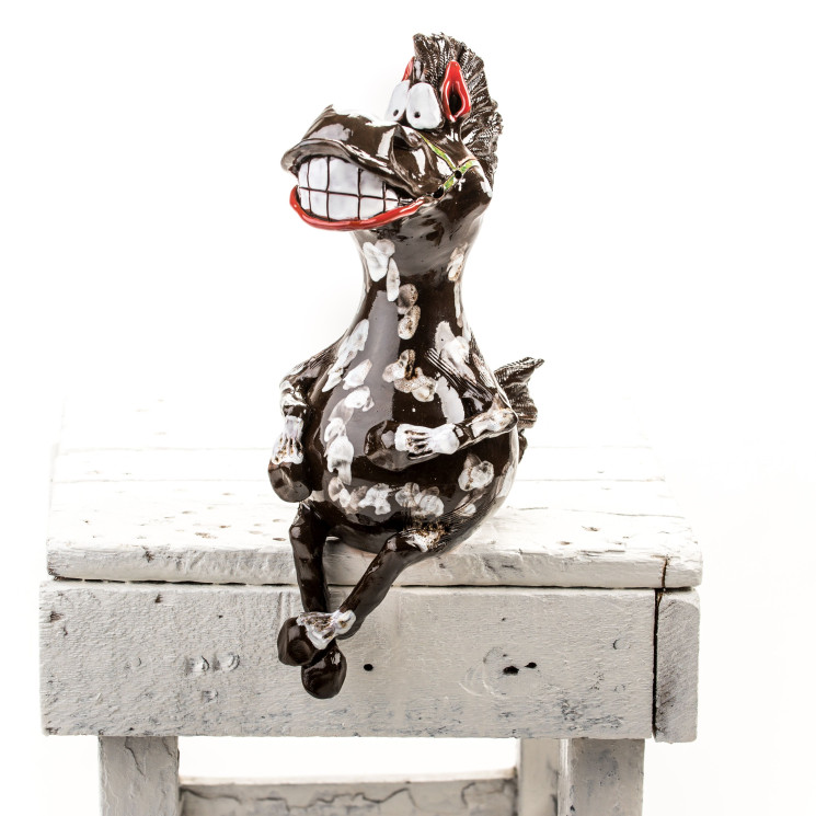 "Edge Stool" žirgynas Sodo kištukas | Keramikdeko