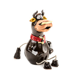 Sodo plug Bull su kabančiomis kojomis | Keramikdeko