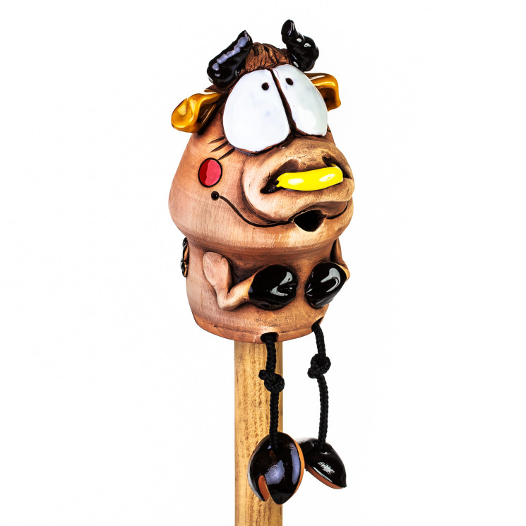 Sodo kištukas mažas bulių už bulių metus | keramikdeko.de