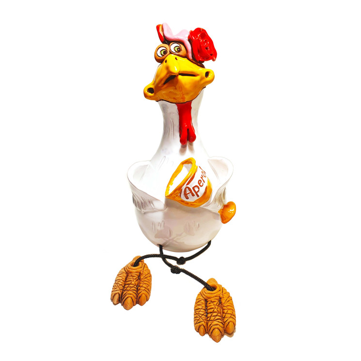 ▸gartenstecker sodo žvakė balta višta su aperolio stiklu | Kantenhocker