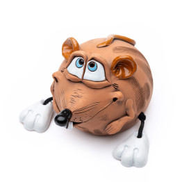 ▸ Pelės šventė, pagaminta iš keramikos - sodo kištuko ir krašto išmatos