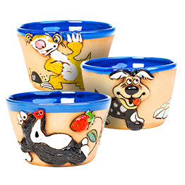 Keraminiai dribsnių dubenėliai image